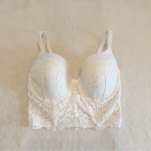 Victoria’s Secret Lacey Long Line Bra Size 34 DDD